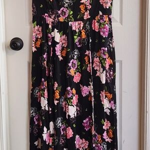 Torrid Black Floral Dress